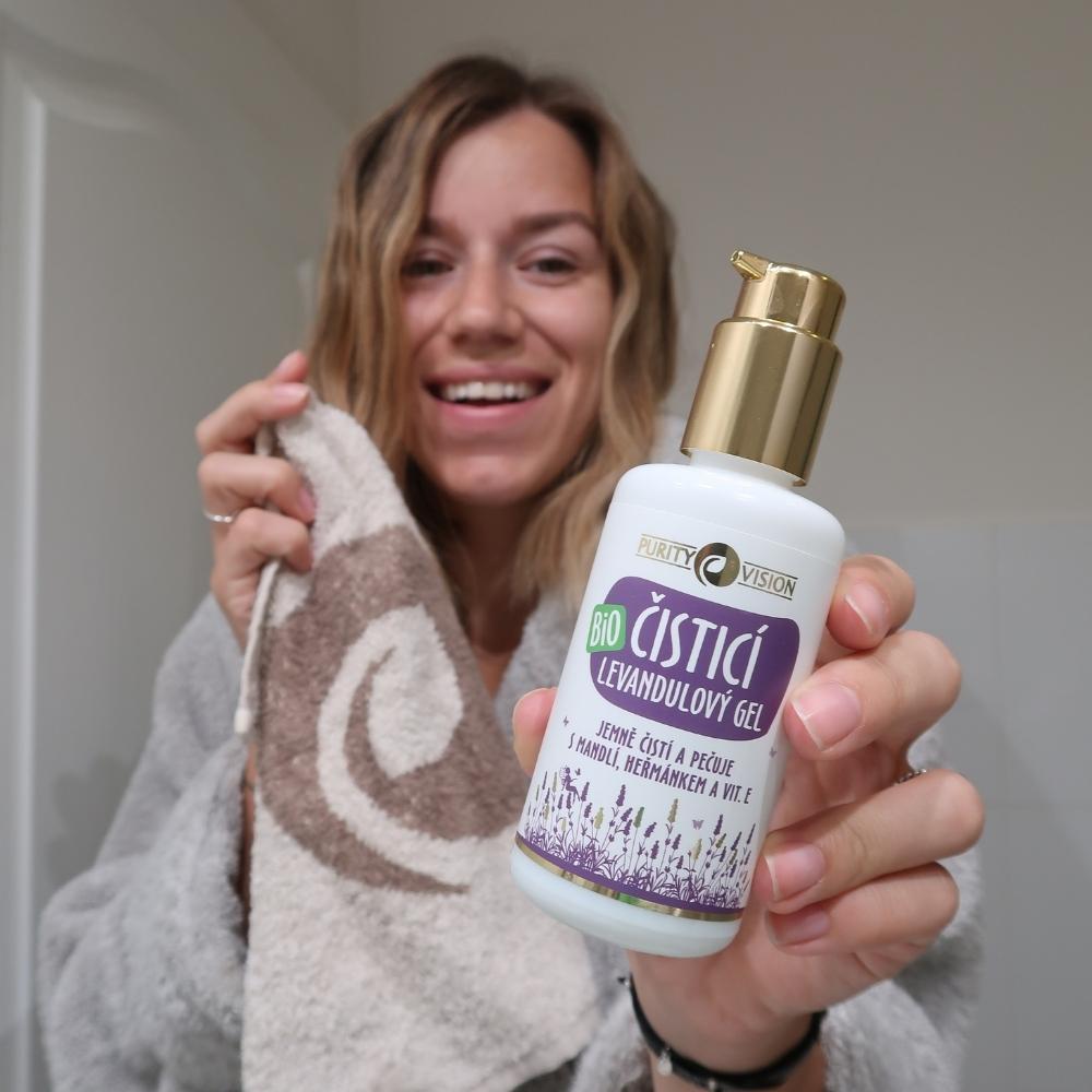 Bio Lavender Cleansing Gel with Almond, Chamomile and Vitamin E 100 ml