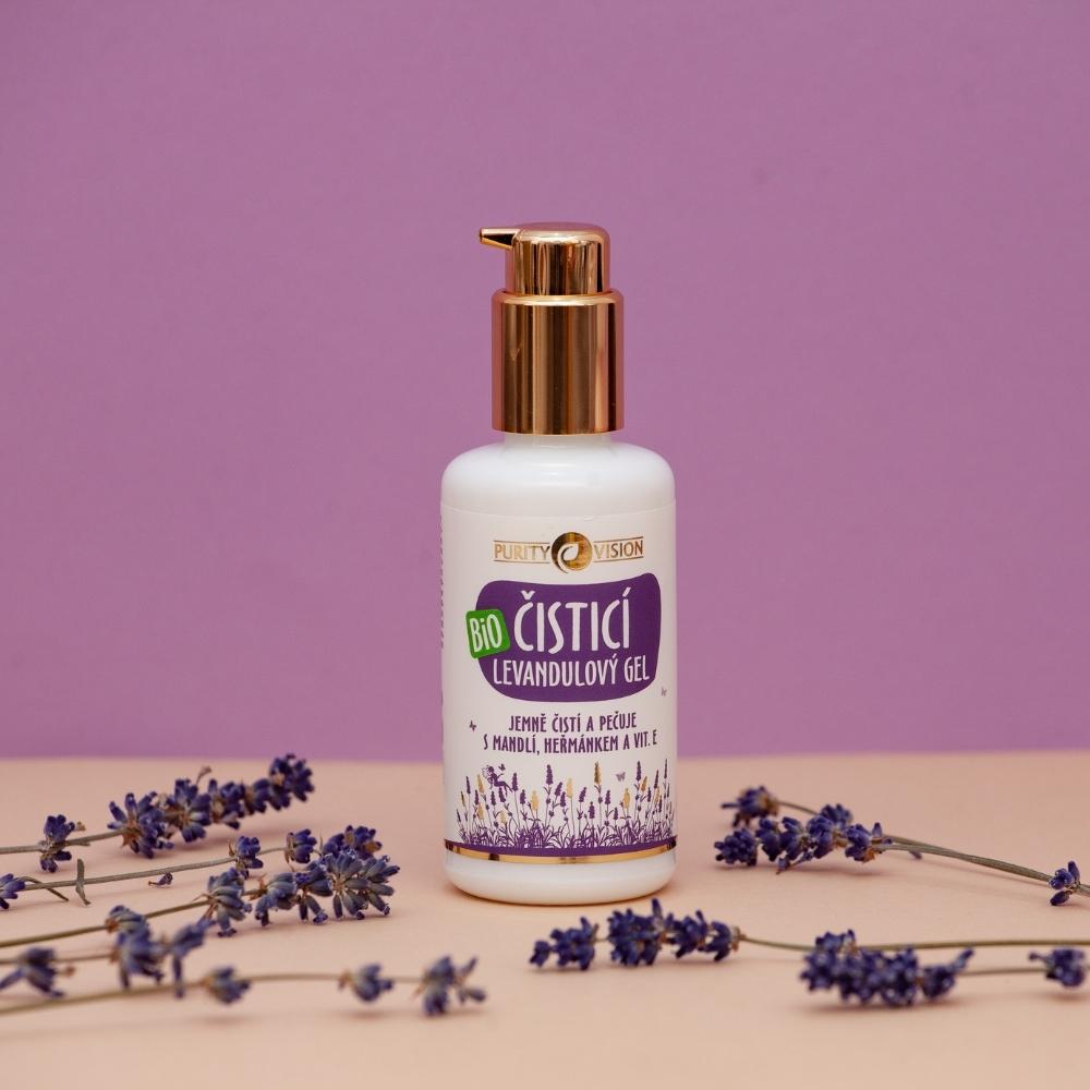 Bio Lavender Cleansing Gel with Almond, Chamomile and Vitamin E 100 ml