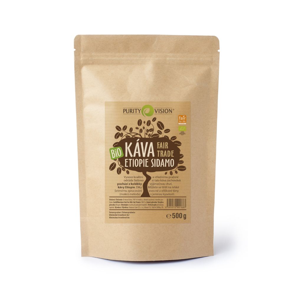 Fair Trade Bio Coffee beans Ethiopia Sidamo 500 g