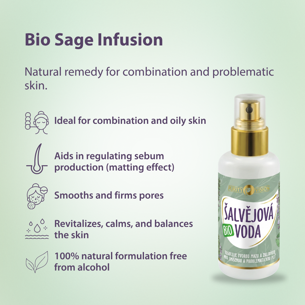 Organic Sage Water 100 ml
