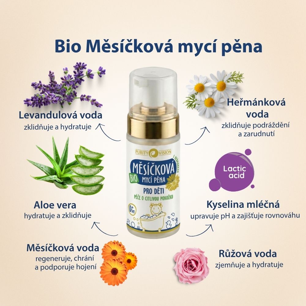 Bio Calendula Cleansing Foam for Children