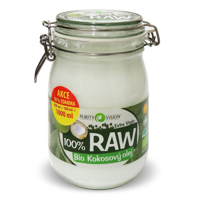 Bio Raw Coconut Oil 900 + 100 ml