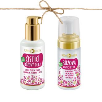 Double rose cleansing for dry and mature skin