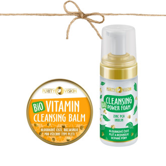 Double cleansing for combination and oily skin