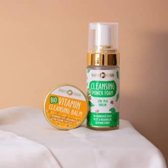 Double cleansing for combination and oily skin