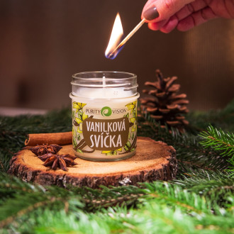 PURITY VISION Vanilla candle 100 g