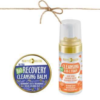 Double cleansing for tired skin
